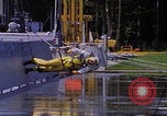 Image of NASA researcher testing EVA control backpack Hampton Virginia USA, 1968, second 22 stock footage video 65675079599