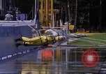 Image of NASA researcher testing EVA control backpack Hampton Virginia USA, 1968, second 25 stock footage video 65675079599