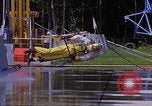 Image of NASA researcher testing EVA control backpack Hampton Virginia USA, 1968, second 50 stock footage video 65675079599