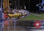 Image of NASA researcher testing EVA control backpack Hampton Virginia USA, 1968, second 52 stock footage video 65675079599