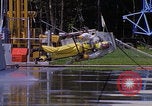 Image of NASA researcher testing EVA control backpack Hampton Virginia USA, 1968, second 57 stock footage video 65675079599