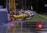Image of NASA researcher testing EVA control backpack Hampton Virginia USA, 1968, second 62 stock footage video 65675079599