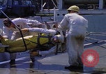 Image of NASA men fixing peroxide-powered EVA backpack Hampton Virginia USA, 1968, second 22 stock footage video 65675079600
