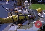 Image of NASA men fixing peroxide-powered EVA backpack Hampton Virginia USA, 1968, second 53 stock footage video 65675079600
