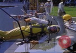 Image of NASA men fixing peroxide-powered EVA backpack Hampton Virginia USA, 1968, second 55 stock footage video 65675079600