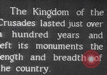 Image of Crusader castles Palestine Palestine, 1941, second 7 stock footage video 65675079616
