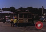 Image of San Francisco cable car turning San Francisco California USA, 1969, second 50 stock footage video 65675079617