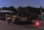 Image of San Francisco cable car turning San Francisco California USA, 1969, second 52 stock footage video 65675079617