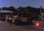 Image of San Francisco cable car turning San Francisco California USA, 1969, second 53 stock footage video 65675079617
