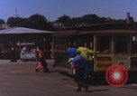 Image of San Francisco cable car turning San Francisco California USA, 1969, second 59 stock footage video 65675079617