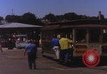 Image of San Francisco cable car turning San Francisco California USA, 1969, second 61 stock footage video 65675079617