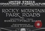 Immagine di Strade del Parco Nazionale delle Montagne Rocciose Colorado United States USA, 1927, secondo 13 filmato di repertorio 65675079621