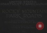 Immagine di Strade del Parco Nazionale delle Montagne Rocciose Colorado United States USA, 1927, secondo 18 filmato di repertorio 65675079621