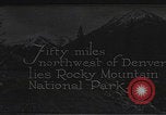 Immagine di Strade del Parco Nazionale delle Montagne Rocciose Colorado United States USA, 1927, secondo 25 filmato di repertorio 65675079621