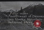Immagine di Strade del Parco Nazionale delle Montagne Rocciose Colorado United States USA, 1927, secondo 26 filmato di repertorio 65675079621