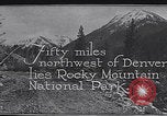 Immagine di Strade del Parco Nazionale delle Montagne Rocciose Colorado United States USA, 1927, secondo 27 filmato di repertorio 65675079621
