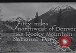 Immagine di Strade del Parco Nazionale delle Montagne Rocciose Colorado United States USA, 1927, secondo 28 filmato di repertorio 65675079621