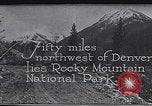 Immagine di Strade del Parco Nazionale delle Montagne Rocciose Colorado United States USA, 1927, secondo 29 filmato di repertorio 65675079621