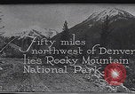 Immagine di Strade del Parco Nazionale delle Montagne Rocciose Colorado United States USA, 1927, secondo 31 filmato di repertorio 65675079621