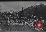 Immagine di Strade del Parco Nazionale delle Montagne Rocciose Colorado United States USA, 1927, secondo 32 filmato di repertorio 65675079621
