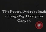 Immagine di Strade del Parco Nazionale delle Montagne Rocciose Colorado United States USA, 1927, secondo 3 filmato di repertorio 65675079622