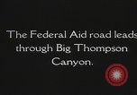 Immagine di Strade del Parco Nazionale delle Montagne Rocciose Colorado United States USA, 1927, secondo 5 filmato di repertorio 65675079622