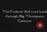 Immagine di Strade del Parco Nazionale delle Montagne Rocciose Colorado United States USA, 1927, secondo 6 filmato di repertorio 65675079622