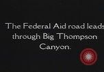Immagine di Strade del Parco Nazionale delle Montagne Rocciose Colorado United States USA, 1927, secondo 7 filmato di repertorio 65675079622