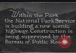 Immagine di Costruzione della strada nel Parco Nazionale delle Montagne Rocciose Colorado United States USA, 1927, secondo 3 filmato di repertorio 65675079623