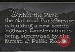 Immagine di Costruzione della strada nel Parco Nazionale delle Montagne Rocciose Colorado United States USA, 1927, secondo 5 filmato di repertorio 65675079623