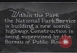 Immagine di Costruzione della strada nel Parco Nazionale delle Montagne Rocciose Colorado United States USA, 1927, secondo 6 filmato di repertorio 65675079623