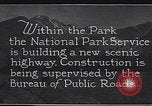 Immagine di Costruzione della strada nel Parco Nazionale delle Montagne Rocciose Colorado United States USA, 1927, secondo 7 filmato di repertorio 65675079623