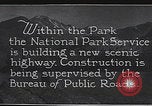 Immagine di Costruzione della strada nel Parco Nazionale delle Montagne Rocciose Colorado United States USA, 1927, secondo 8 filmato di repertorio 65675079623