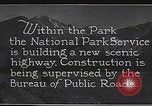 Immagine di Costruzione della strada nel Parco Nazionale delle Montagne Rocciose Colorado United States USA, 1927, secondo 9 filmato di repertorio 65675079623