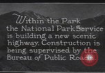 Immagine di Costruzione della strada nel Parco Nazionale delle Montagne Rocciose Colorado United States USA, 1927, secondo 10 filmato di repertorio 65675079623