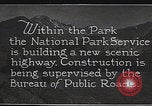Immagine di Costruzione della strada nel Parco Nazionale delle Montagne Rocciose Colorado United States USA, 1927, secondo 12 filmato di repertorio 65675079623