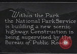 Immagine di Costruzione della strada nel Parco Nazionale delle Montagne Rocciose Colorado United States USA, 1927, secondo 13 filmato di repertorio 65675079623