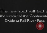 Immagine di Costruzione della strada nel Parco Nazionale delle Montagne Rocciose Colorado United States USA, 1927, secondo 38 filmato di repertorio 65675079623