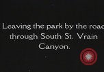 Image of Rocky Mountain National Park car driving Colorado United States USA, 1927, second 3 stock footage video 65675079627