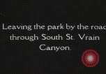 Image of Rocky Mountain National Park car driving Colorado United States USA, 1927, second 4 stock footage video 65675079627