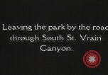 Image of Rocky Mountain National Park car driving Colorado United States USA, 1927, second 5 stock footage video 65675079627