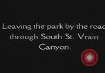Image of Rocky Mountain National Park car driving Colorado United States USA, 1927, second 7 stock footage video 65675079627