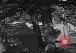 Standbild Touristen im Yosemite-Nationalpark California United States USA, 1937, aus Sekunde 50 historischem Filmmaterial Videoclip 65675079629