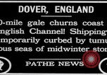 Immagine di Tempesta di metà inverno a Dover Inghilterra Dover Inghilterra Regno Unito, 1925, secondo 5 filmato di repertorio 65675079640
