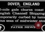 Immagine di Tempesta di metà inverno a Dover Inghilterra Dover Inghilterra Regno Unito, 1925, secondo 8 filmato di repertorio 65675079640