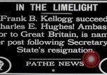 Image Frank B Kellogg devient secrétaire d'État United States USA, 1925, de la seconde 1 séquences d'archives historiques vidéo 65675079642