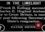 Image Frank B Kellogg devient secrétaire d'État United States USA, 1925, de la seconde 7 séquences d'archives historiques vidéo 65675079642