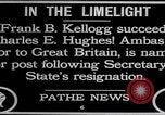 Image Frank B Kellogg devient secrétaire d'État United States USA, 1925, de la seconde 12 séquences d'archives historiques vidéo 65675079642