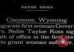 Immagine di Inaugurazione di Nellie Tayloe Ross Cheyenne Wyoming USA, 1925, secondo 1 filmato di repertorio 65675079644