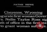 Immagine di Inaugurazione di Nellie Tayloe Ross Cheyenne Wyoming USA, 1925, secondo 8 filmato di repertorio 65675079644